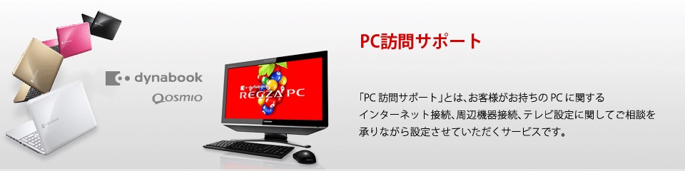 PC（dynabook/dynabook Qosmio）設定訪問サポート